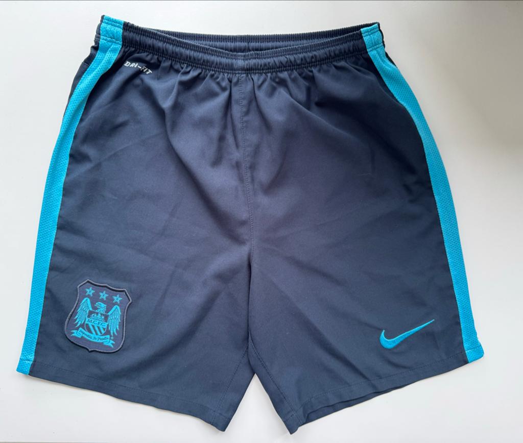 Manchester City Nike Dri-Fit Voetbalbroekje Maat M (youth), Maat XS of kleiner, Ophalen of Verzenden, Zo goed als nieuw, Broek