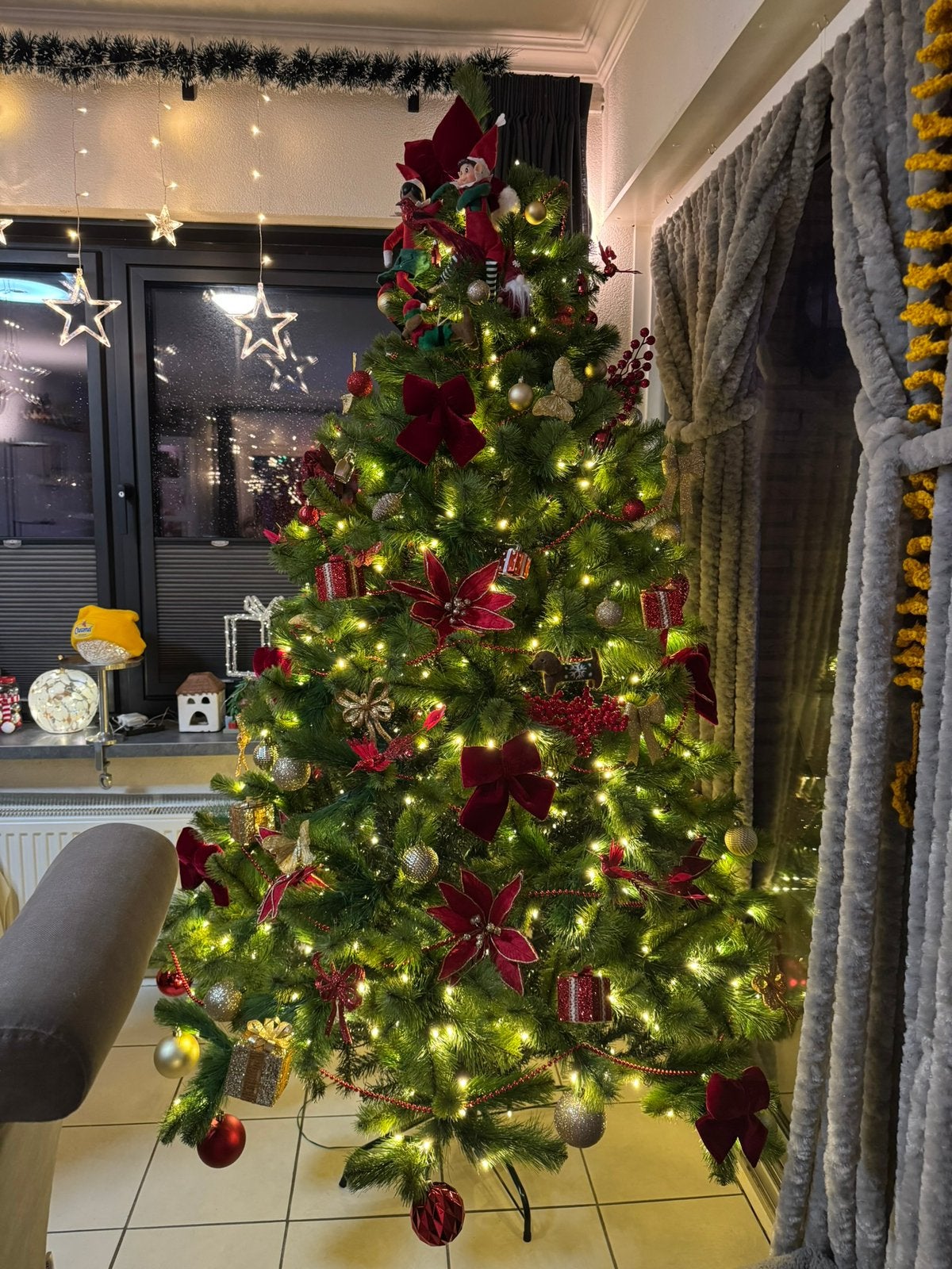 Kerstboom omalley 210 hoog 137 breed, Tuin en Terras, Ophalen, Volle zon, Overige soorten, 100 tot 250 cm