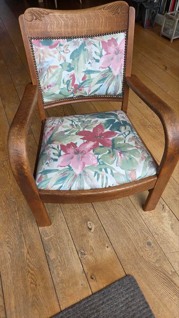Fauteuil klassiek- art deco, Huis en Inrichting, Fauteuils, Ophalen, Gebruikt, 75 tot 100 cm, 50 tot 75 cm