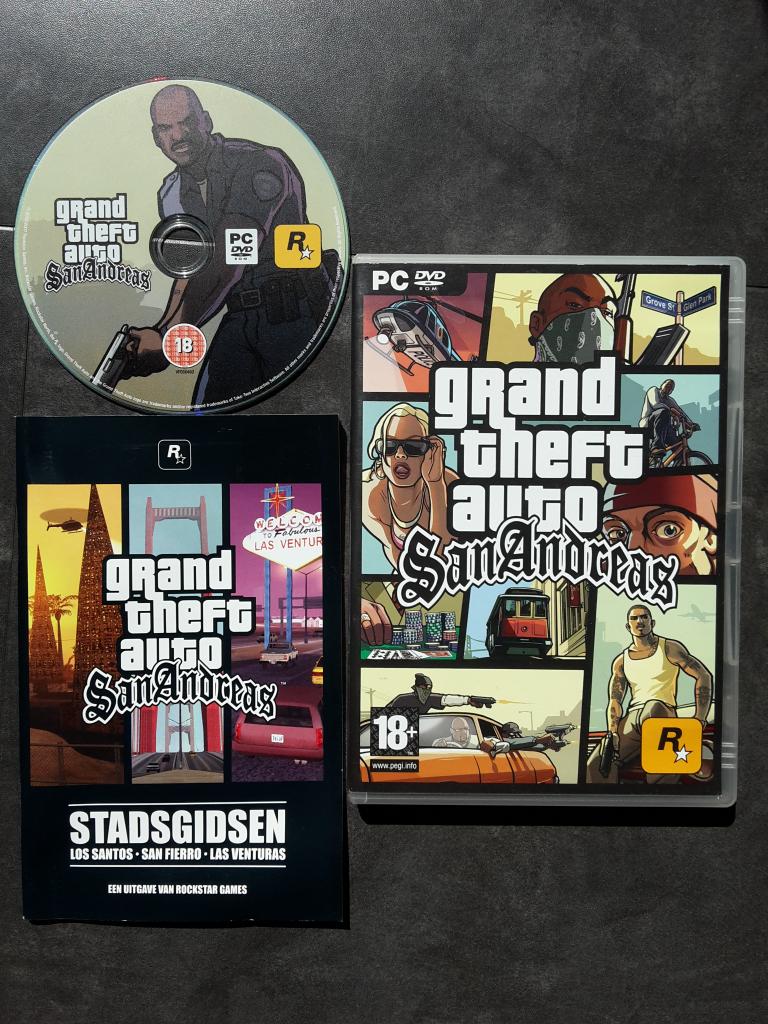 PC Game - Grand Theft Auto San Andreas - GTA Spel, Avontuur en Actie, Vanaf 18 jaar, 1 speler, Ophalen of Verzenden