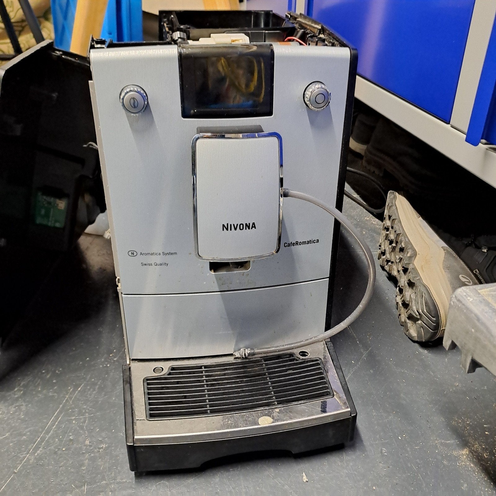 Nivona 573/769 Defect. voor onderdelen, Ophalen, Afneembaar waterreservoir, Koffiemachine, 1 kopje