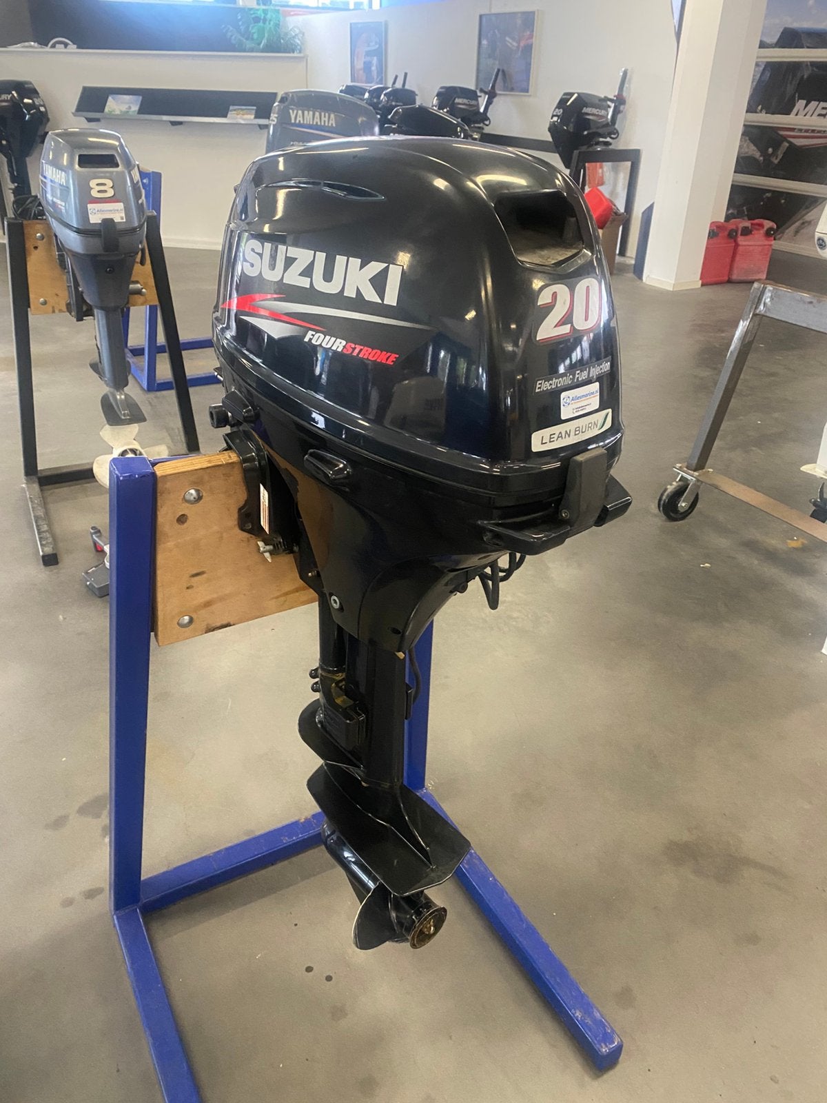 Suzuki DF20 EFI e-start lang op afst bed +garantie, Watersport en Boten, 10 tot 30 pk, Viertaktmotor, Dave@allesmarine.nl, Ophalen of Verzenden