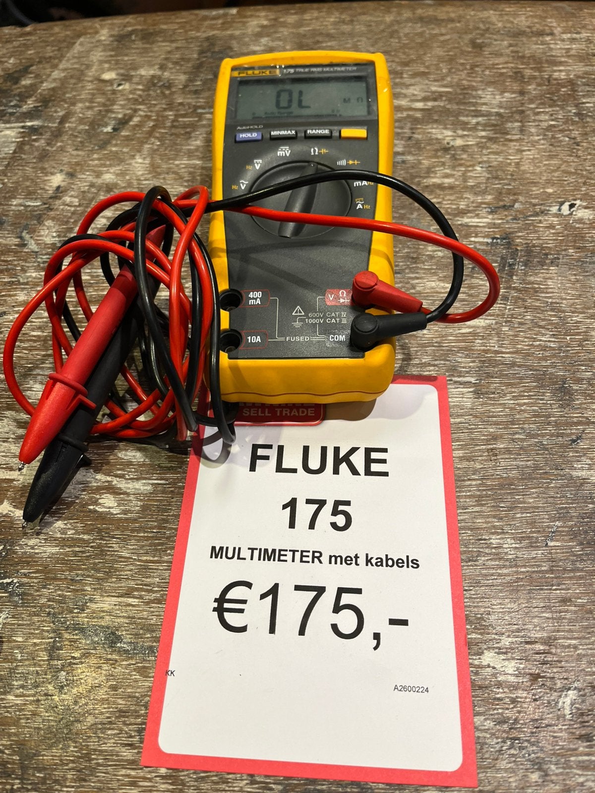 FLUKE 175 Multimeter Z.G.A.N., Doe-het-zelf en Verbouw, Info@fluke.nl, Brainport Industries Campus – Cluster 15657 BX Eindhoven
