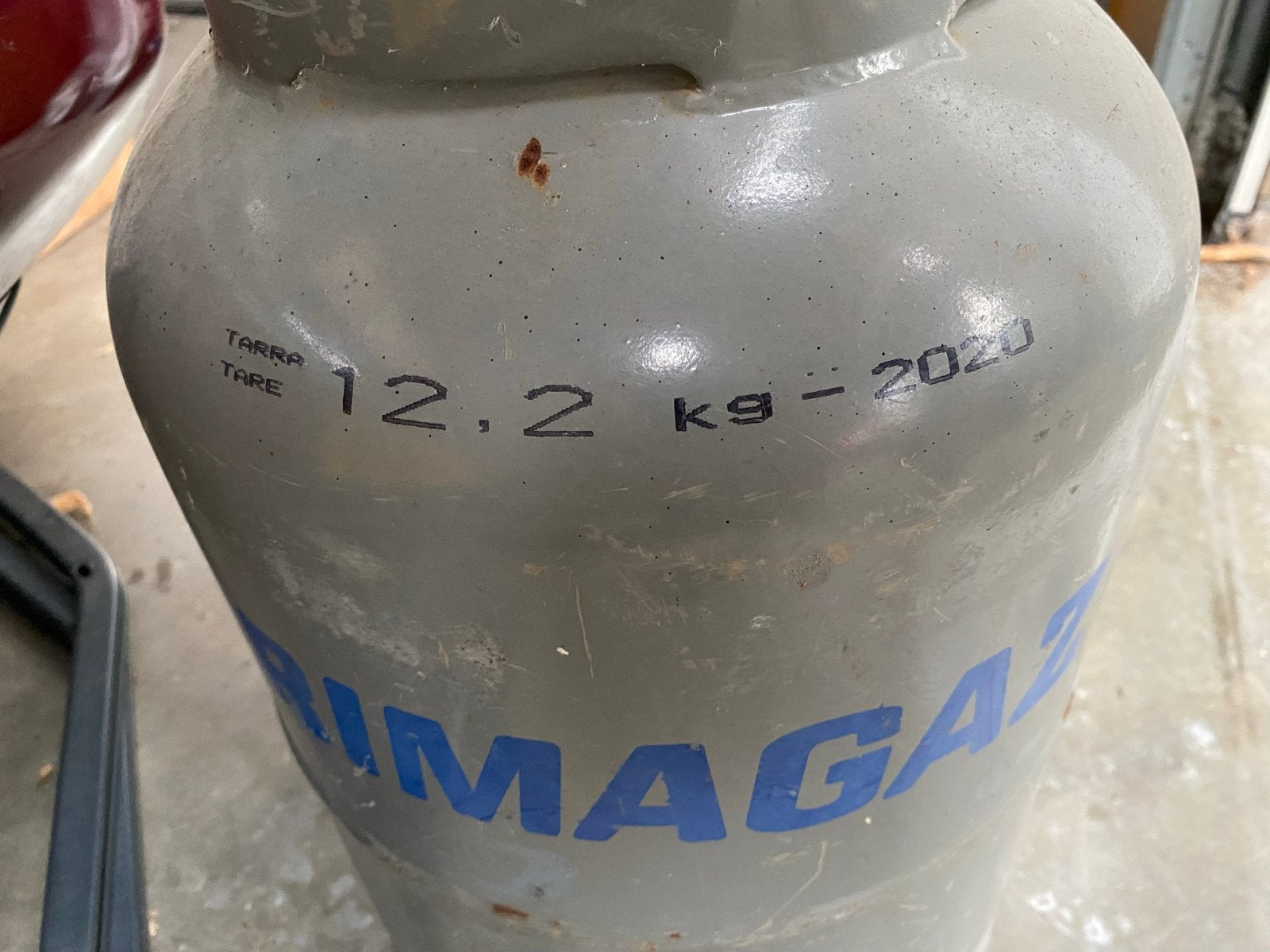 Primagaz gasfles - 12.2 kg tarra - 2020 met nog bijna 6kg, Ophalen, Gebruikt