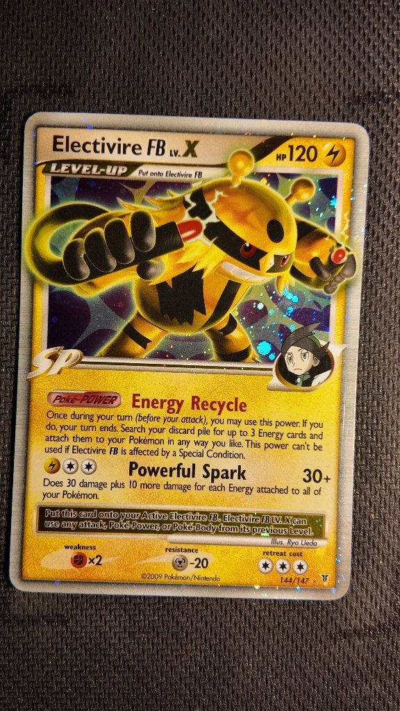 Electivire FB LV.X 144 Supreme Victors | Pokemon kaart, Ophalen, Zo goed als nieuw, Losse kaart, Foil