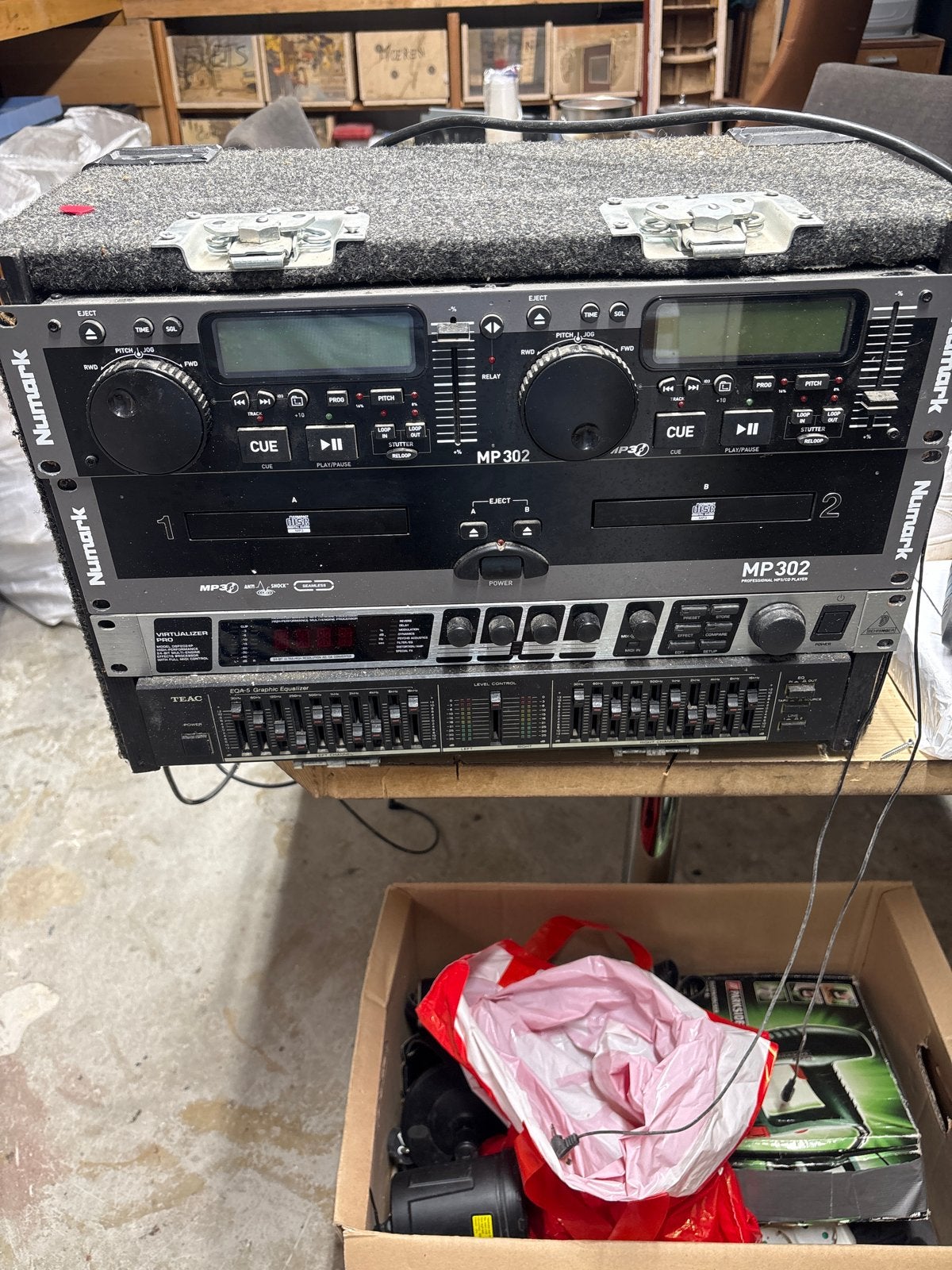 Numark MP302 DJ-set met dubbele CD/MP3-speler, Numark, Gebruikt, Dj-set, T