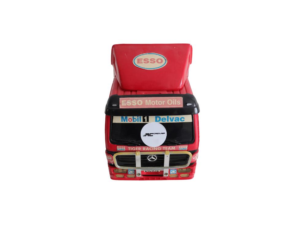 Vintage Dickie Mobil1 ESSO vrachtwagen rc, Ophalen of Verzenden, Gebruikt, Auto offroad
