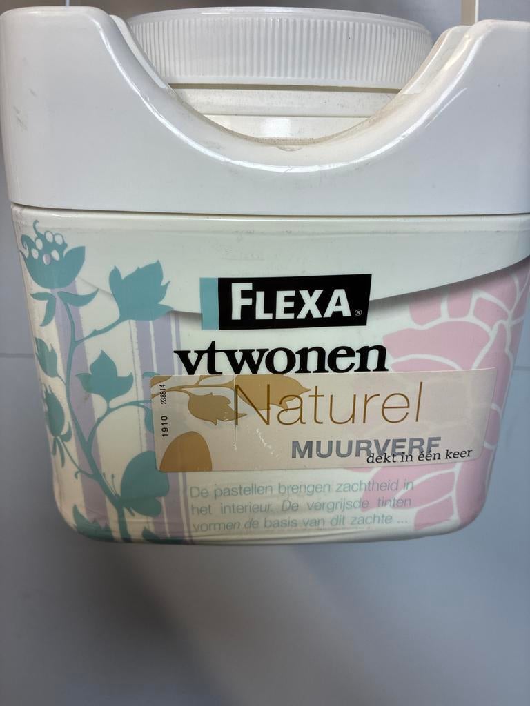 Flexa vtwonen muurverf 2,5L Naturel, Ophalen of Verzenden, Nieuw