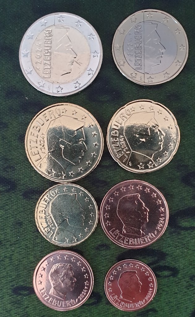 Luxemburg UNC set 2024, Ophalen of Verzenden, Luxemburg, Overige waardes