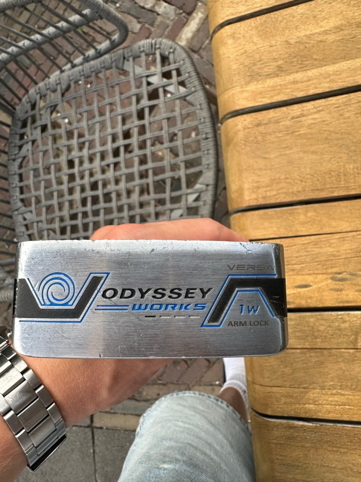 Odyssey golf putter, Sport en Fitness, Golf, Ophalen of Verzenden, Gebruikt, Club, Callaway