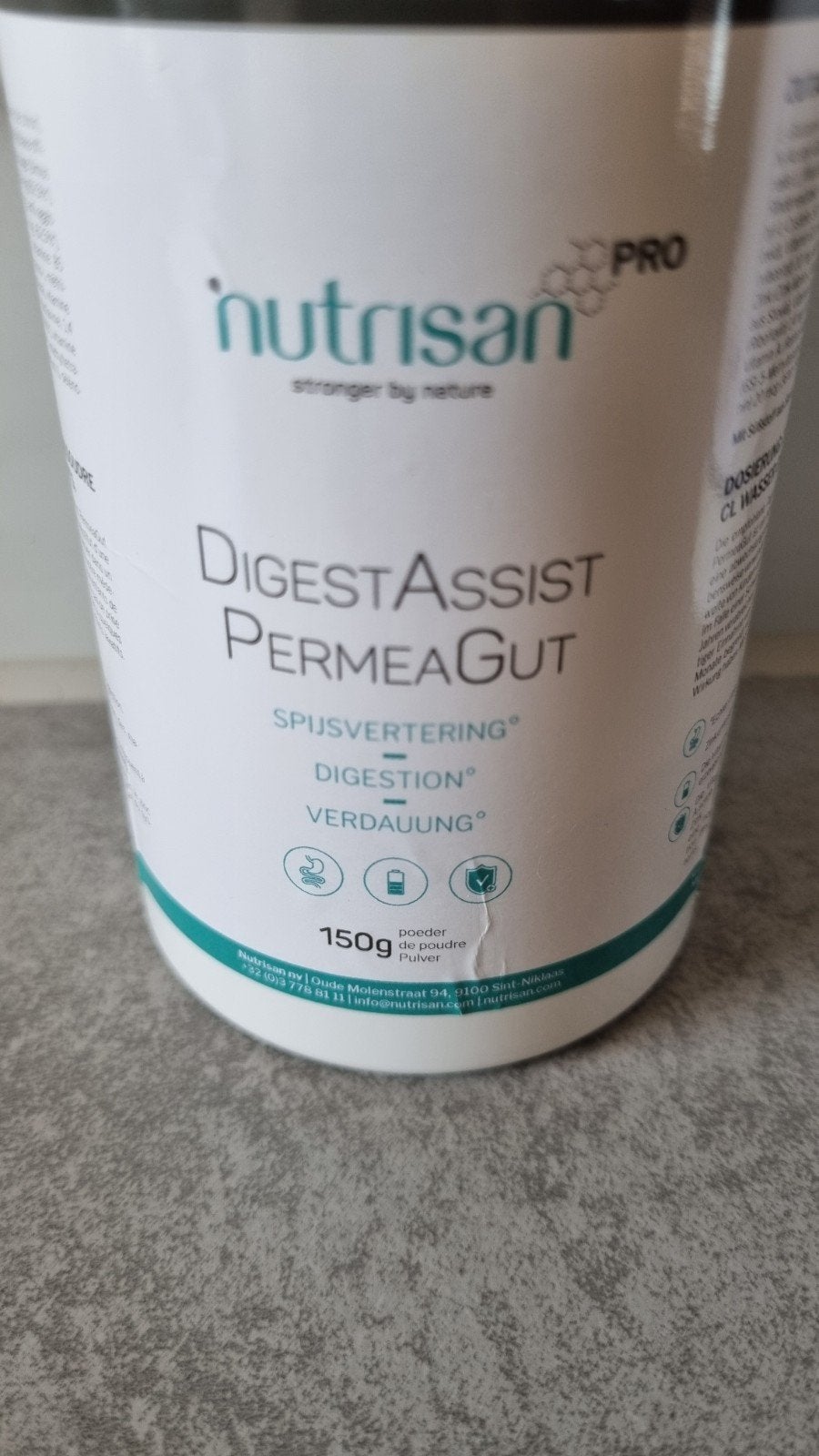 Nutrisan DigestAssist PermeaGut Spijsvertering Poeder, Ophalen of Verzenden, Gebruikt, Overige typen