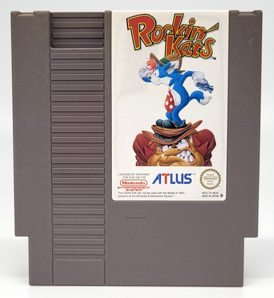Rockin' Kats - Nintendo NES Cartridge - PAL B (NOE), Spelcomputers en Games, Gebruikt, 1 speler, Ophalen of Verzenden, Nvt