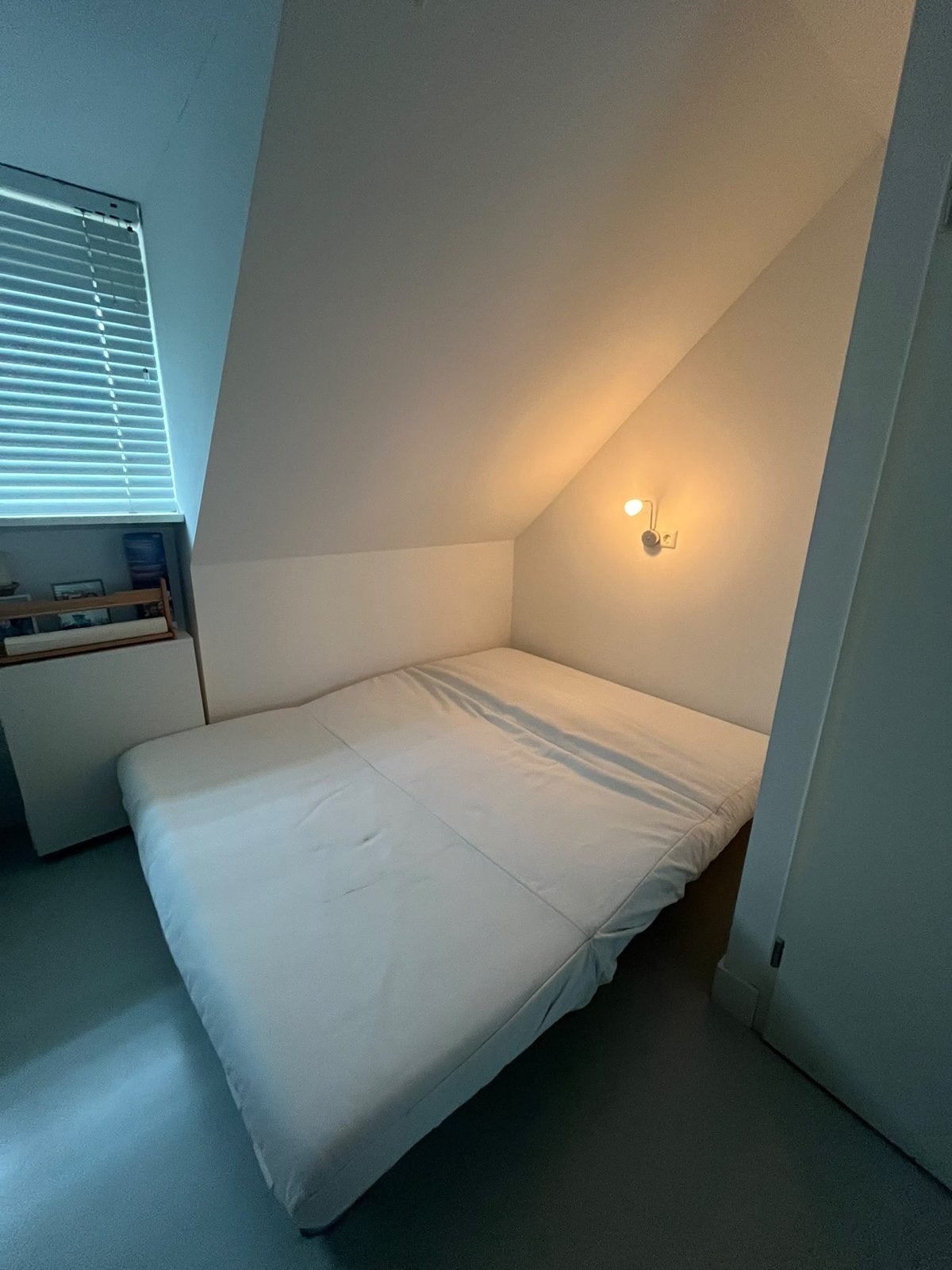 IKEA Lycksele slaapbank / bedbank, Ophalen, Gebruikt, Wit, 190 cm of minder