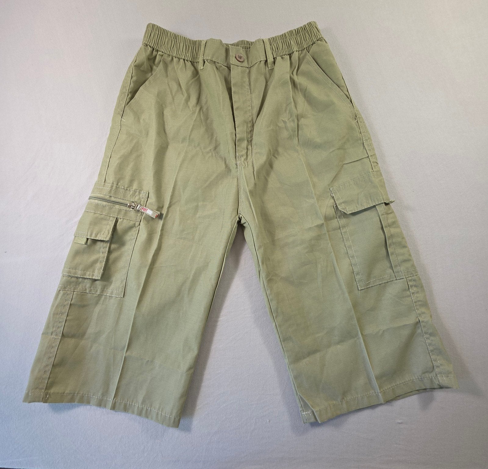 Heren 3/4 Cargo Broek/ korte broek, Maat M Zo goed als nieuw, Kleding | Heren, Broeken en Pantalons, Onbekend, Beige, Onbekend