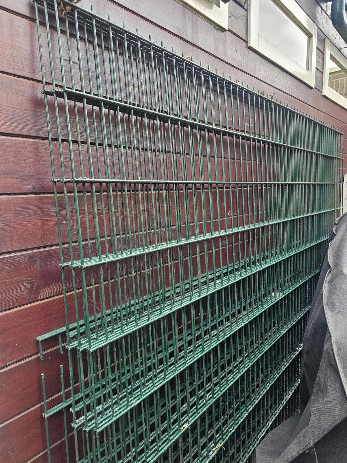 Tuinhekken met paaltjes voor tuin of erf, Tuin en Terras, Ophalen, Gebruikt, IJzer, Tuinhek