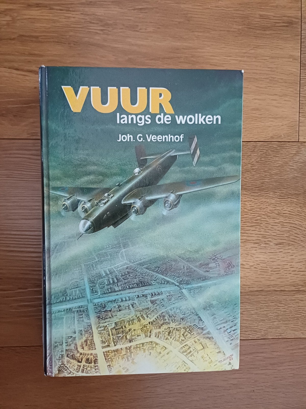 Joh. G. Veenhof - Vuur langs de wolken., Boeken, Ophalen of Verzenden, Joh. G. Veenhof, Luchtmacht, Tweede Wereldoorlog
