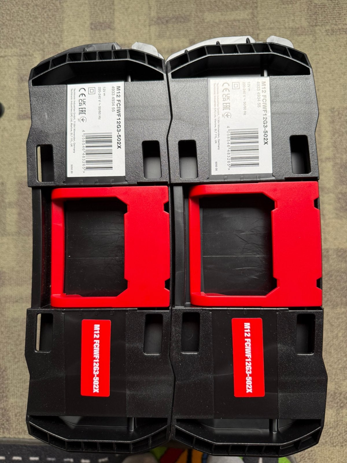 Milwaukee M12 FCIWF12G3-0 12V lege hd box 2 stuks, Doe-het-zelf en Verbouw, Gereedschapskisten, Ophalen of Verzenden, Nieuw