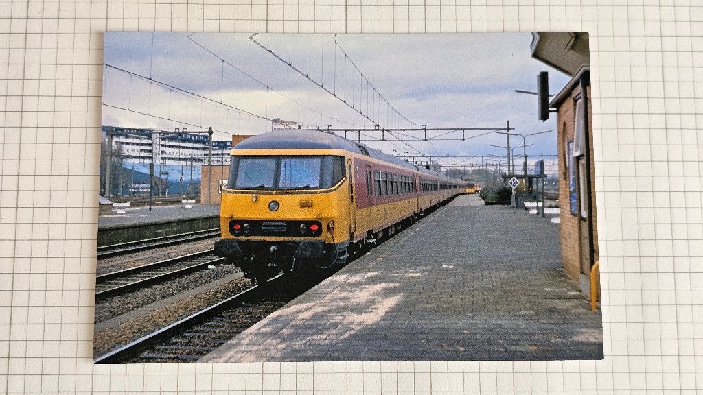 Foto TREIN NS Nederlandse Spoorwegen BeNeLux Stuurstand, Verzenden, Gebruikt, Trein, Overige typen