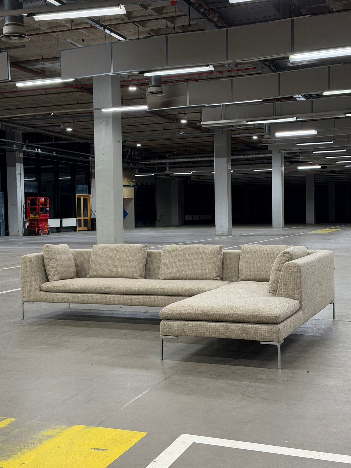 B&B Italia Charles Hoekbank | NIEUWSTAAT + Garantie, Overige materialen, Hoekbank, 300 cm of meer, Ophalen of Verzenden