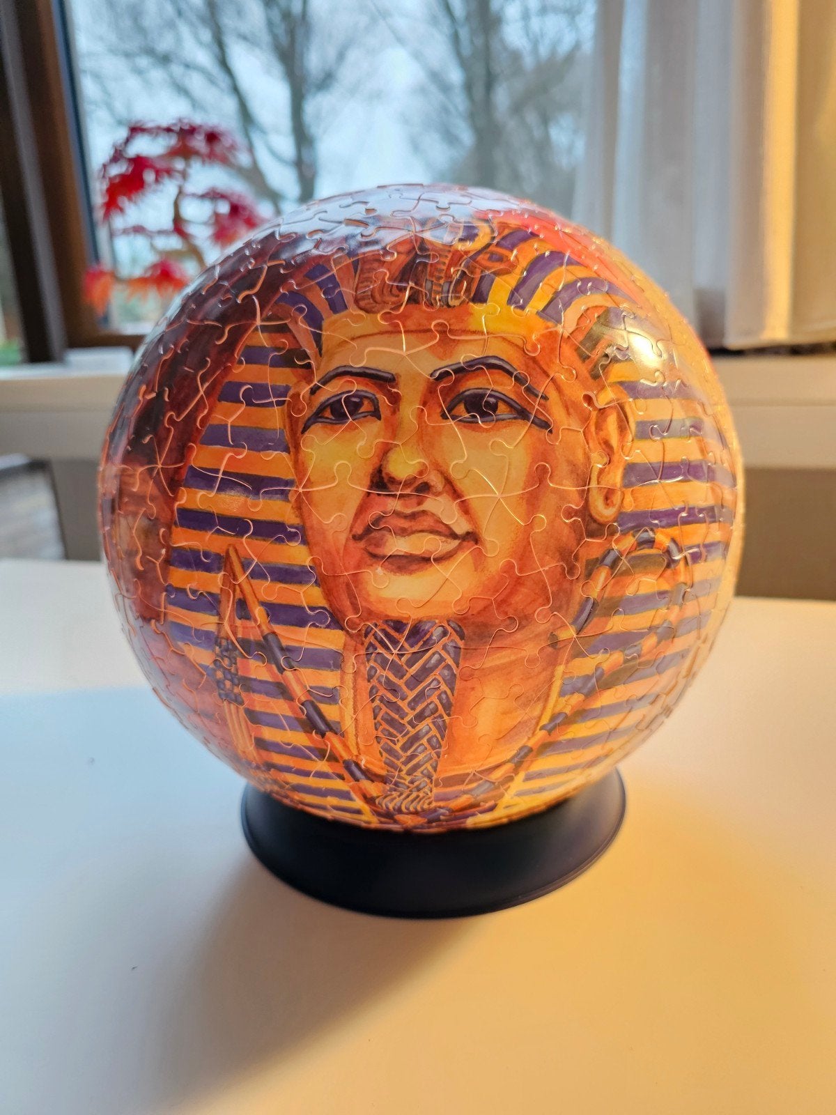 3d puzzel (puzzelbal op voet) Egypte 540 stukjes zgan, Hobby en Vrije tijd, Denksport en Puzzels, Ophalen of Verzenden, Minder dan 500 stukjes