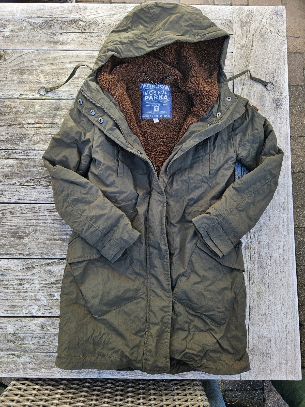 Moscow Moskva Parka - Warme winterjas maat 152 kleur groen, Meisje, Nieuw, Ophalen of Verzenden, Jas