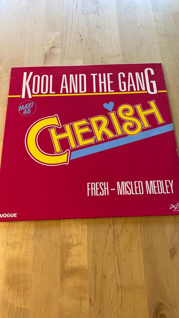 Vinyl lp maxi single Kool and the Gang - Cherish, Ophalen of Verzenden, Zo goed als nieuw