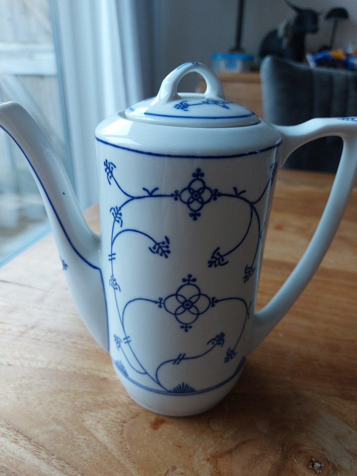 Jäger Eisenberg DDR Koffiepot - Origineel Blau Saks, Ophalen of Verzenden