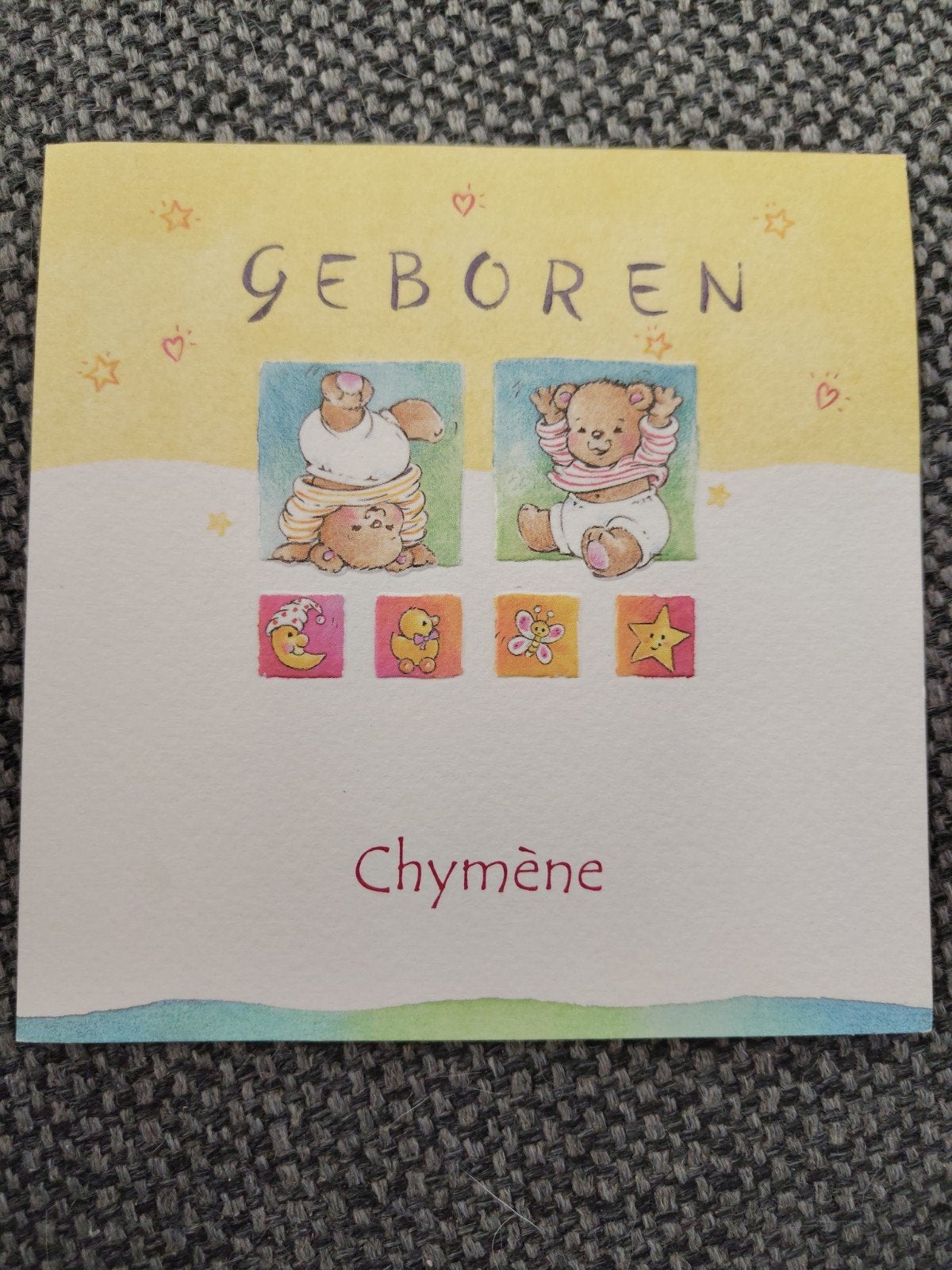 Mercard, Ophalen of Verzenden, 2000 tot heden, Geboortekaartje
