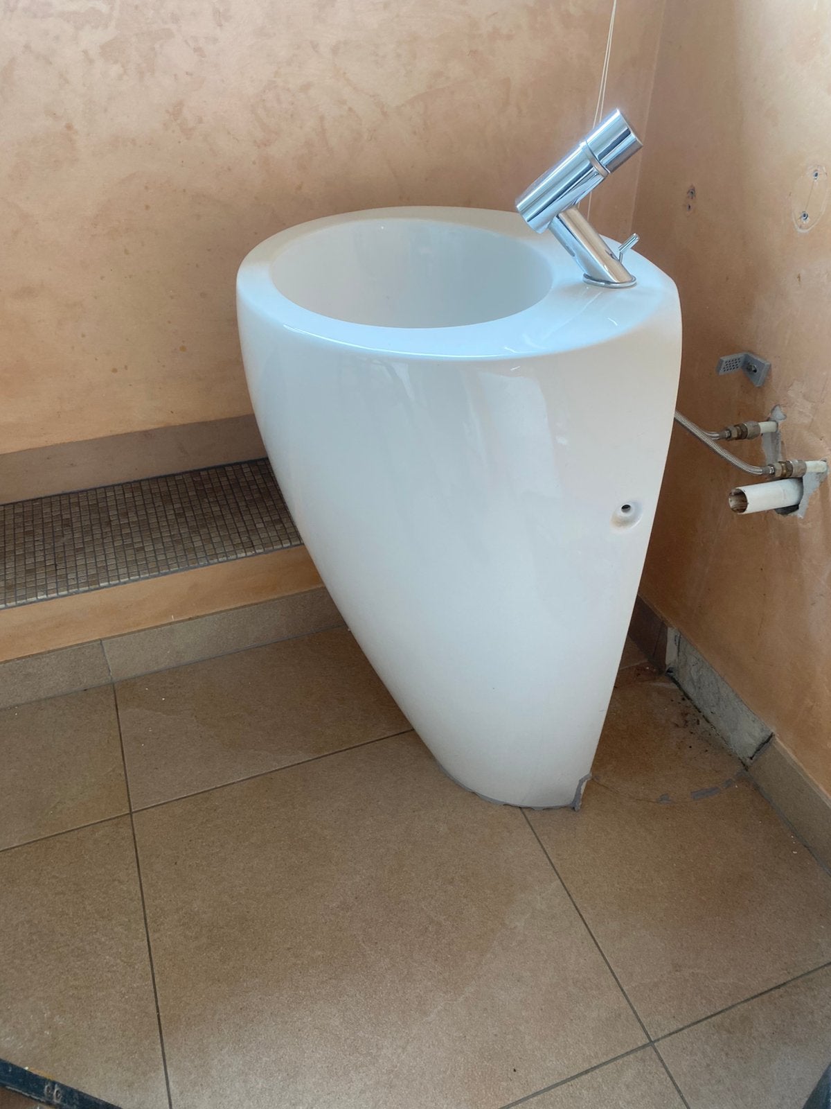Wastafel Laufen Ilbagnon Alessi wasmeubel, Ophalen, Gebruikt