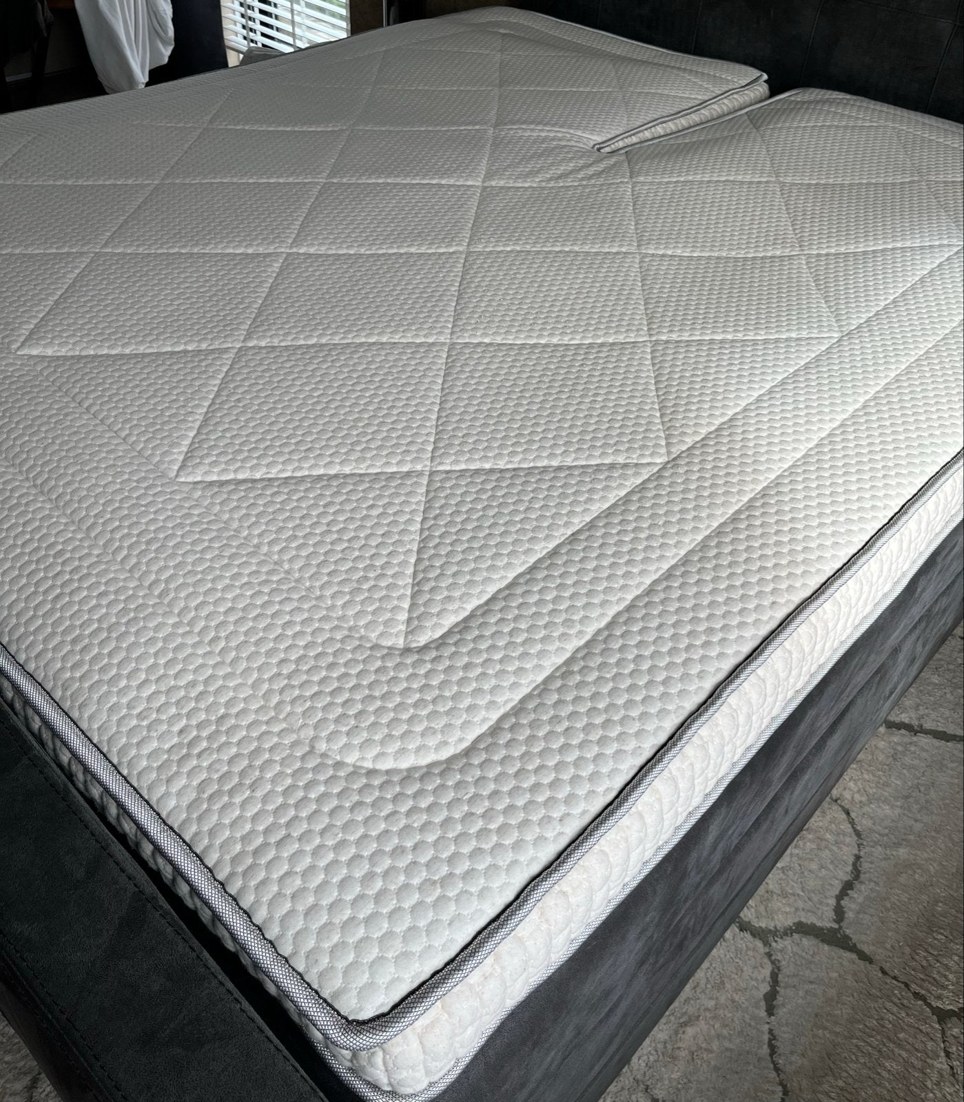 Split topmatras Aeromax Nature Swiss Sense 180x210, Ophalen, Gebruikt, 210 cm, Tweepersoons