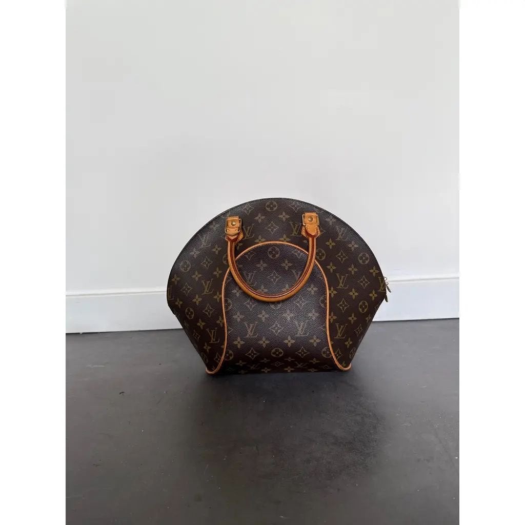Louis Vuitton Ellipse, Ophalen, Zo goed als nieuw, Bruin, Handtas