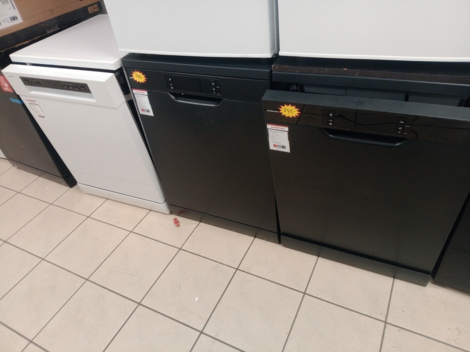Vrijstaande Vaatwassers wit en zwart B-keus vanaf €299,-, Ophalen, Minder dan 85 cm, 60 cm of meer, Nieuw