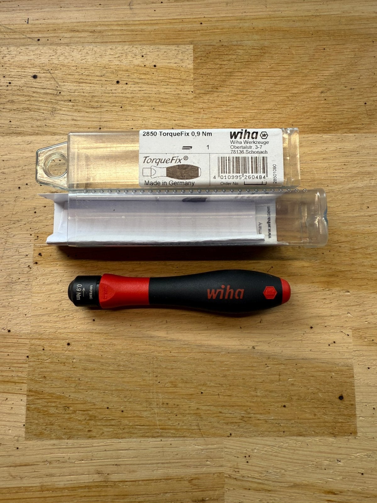 Wiha Momentschroevendraaier met bit set, Ophalen of Verzenden, Zo goed als nieuw