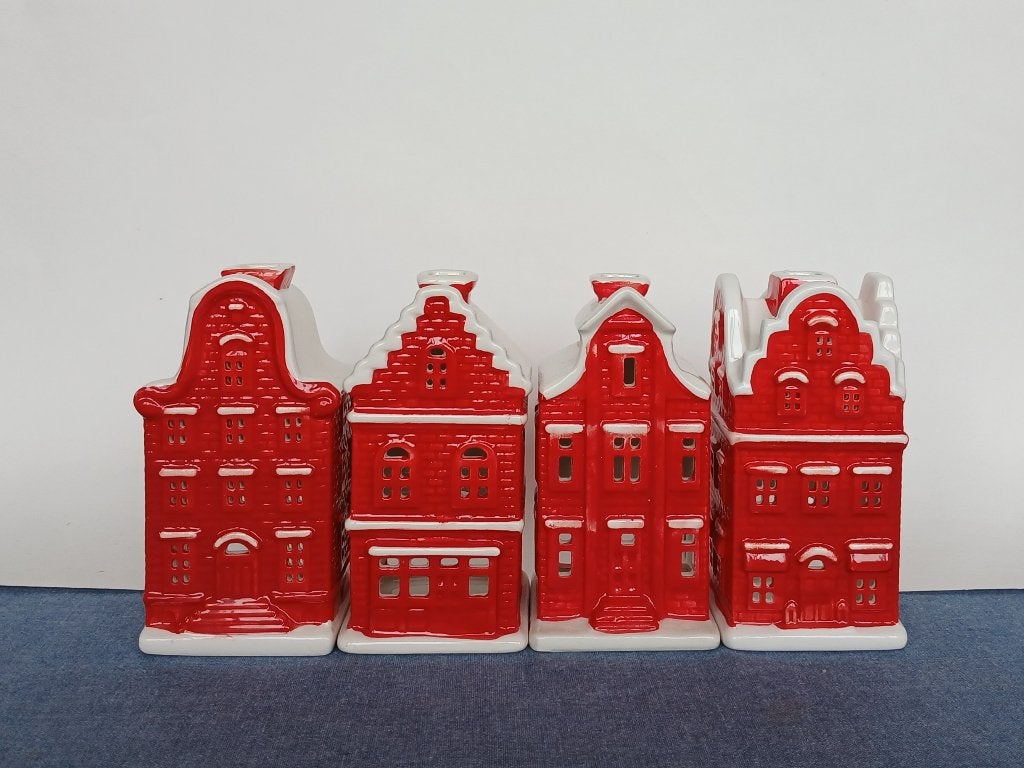 Hollandse Huisjes (4x) Postcodeloterij, Ophalen of Verzenden, Zo goed als nieuw