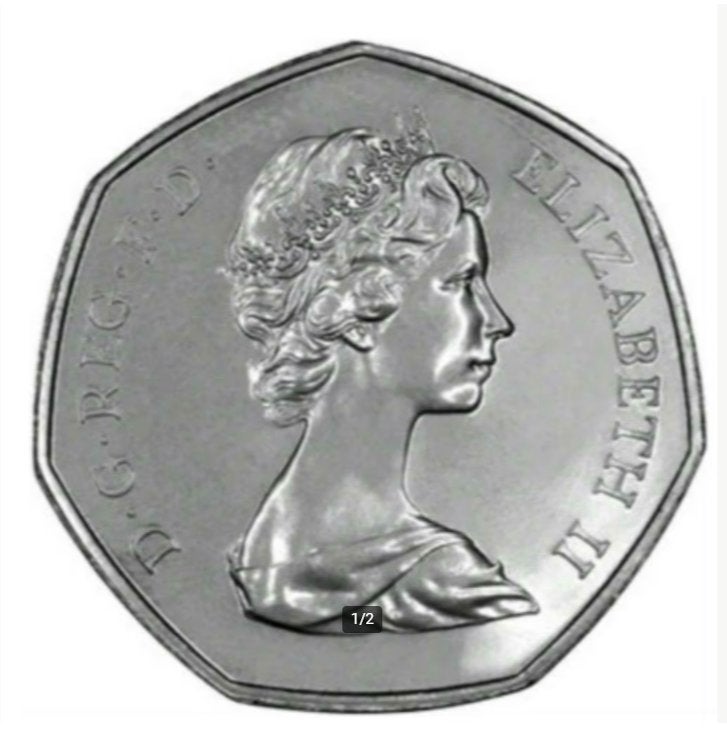 1973 UK Coin 50p Proof European Economic Community"", Verzenden, Overige landen, Losse munt