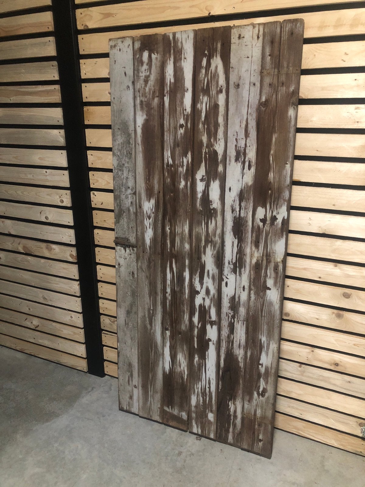Staldeur deurtje oud hout 80 x 175 cm in degelijke staat, Ophalen, Binnendeur, Zo goed als nieuw, 200 tot 215 cm