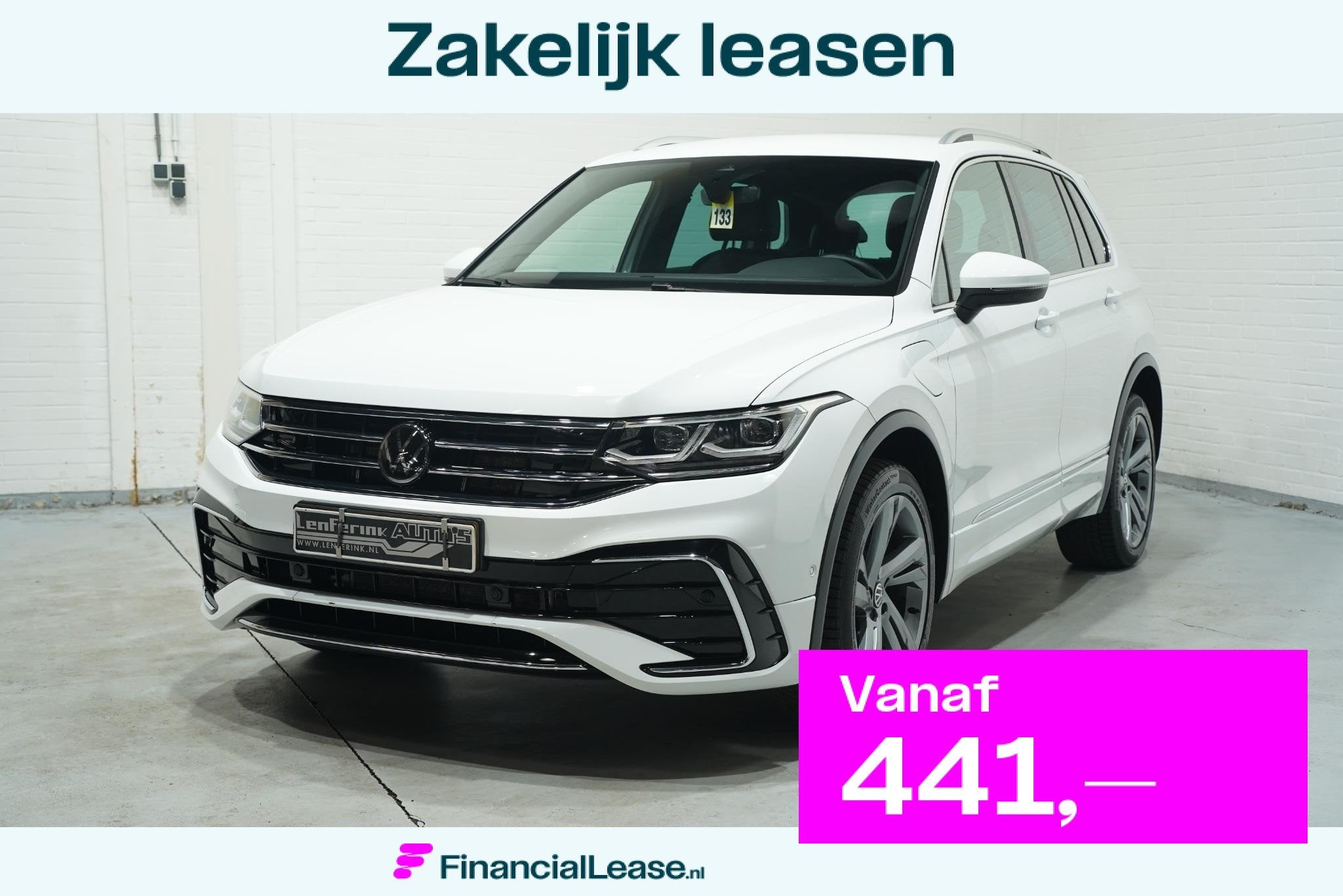 Volkswagen Tiguan 1.4 TSI eHybrid R-Line Business+ NAP SOH 8, Stof, Euro 6, Wit, Hybride Elektrisch/Benzine