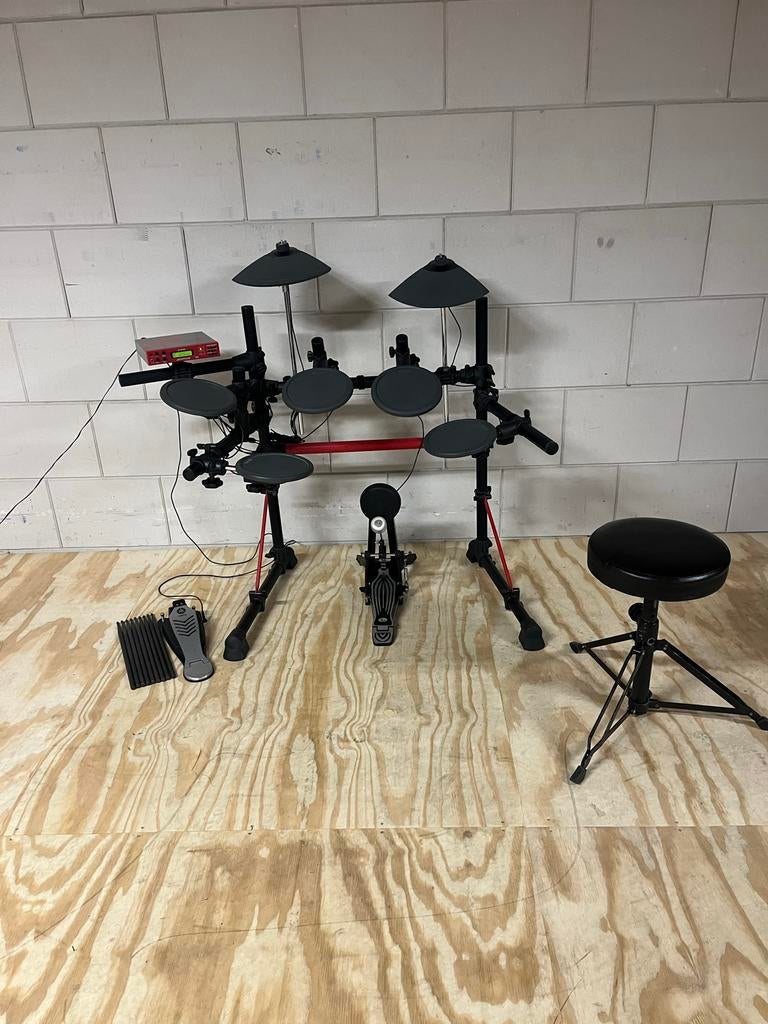 Yamaha DTXPRESS Elektrisch Drumstel met Kruk en Stokken, Muziek en Instrumenten, Ophalen of Verzenden, Zo goed als nieuw, Yamaha