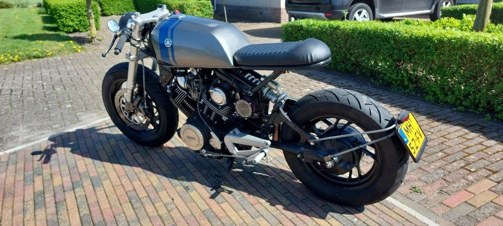 Unieke Yamaha XV920 Caféracer - Handgebouwd, Motoren, Motoren | Yamaha, Bedrijf, Chopper, meer dan 35 kW, 2 cilinders, Cardan-aandrijving