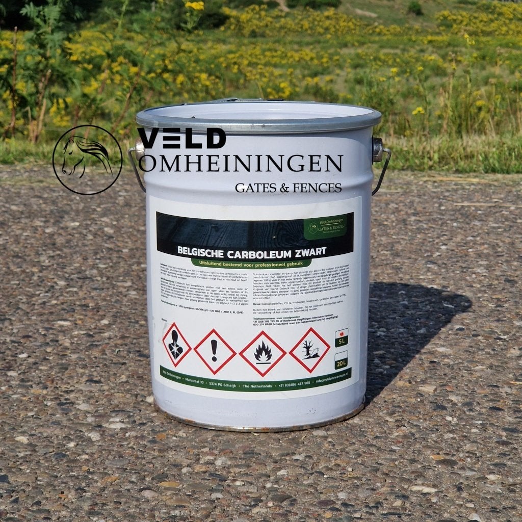 Onderhoudsolie hout, Carboleum, Omheining, Hekwerk, Dieren en Toebehoren, Opfok, Veld omheiningen, Schaijk, Info@veldomheiningen.nl