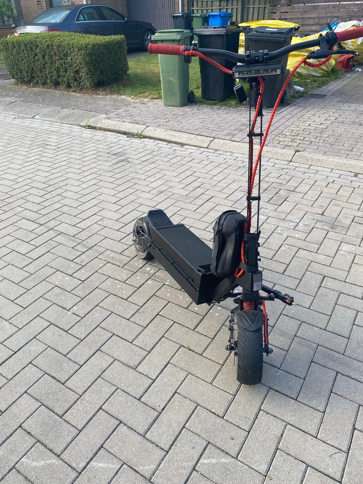 Kukurin G4 Custom Dual Motor Dual Batterij E-step, Fietsen en Brommers, Steps, Ophalen, Gebruikt, Elektrische step (E-scooter)