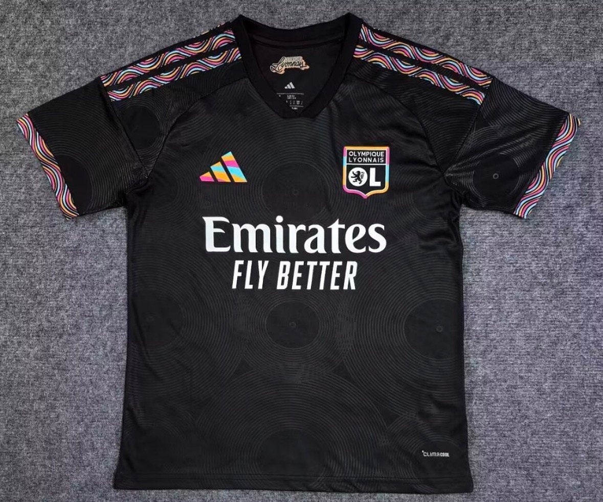 Olympique lyon 3e tenue 26/27 (Maat en bedrukking naar keuze, Maat XL, Ophalen of Verzenden, Zo goed als nieuw, Shirt