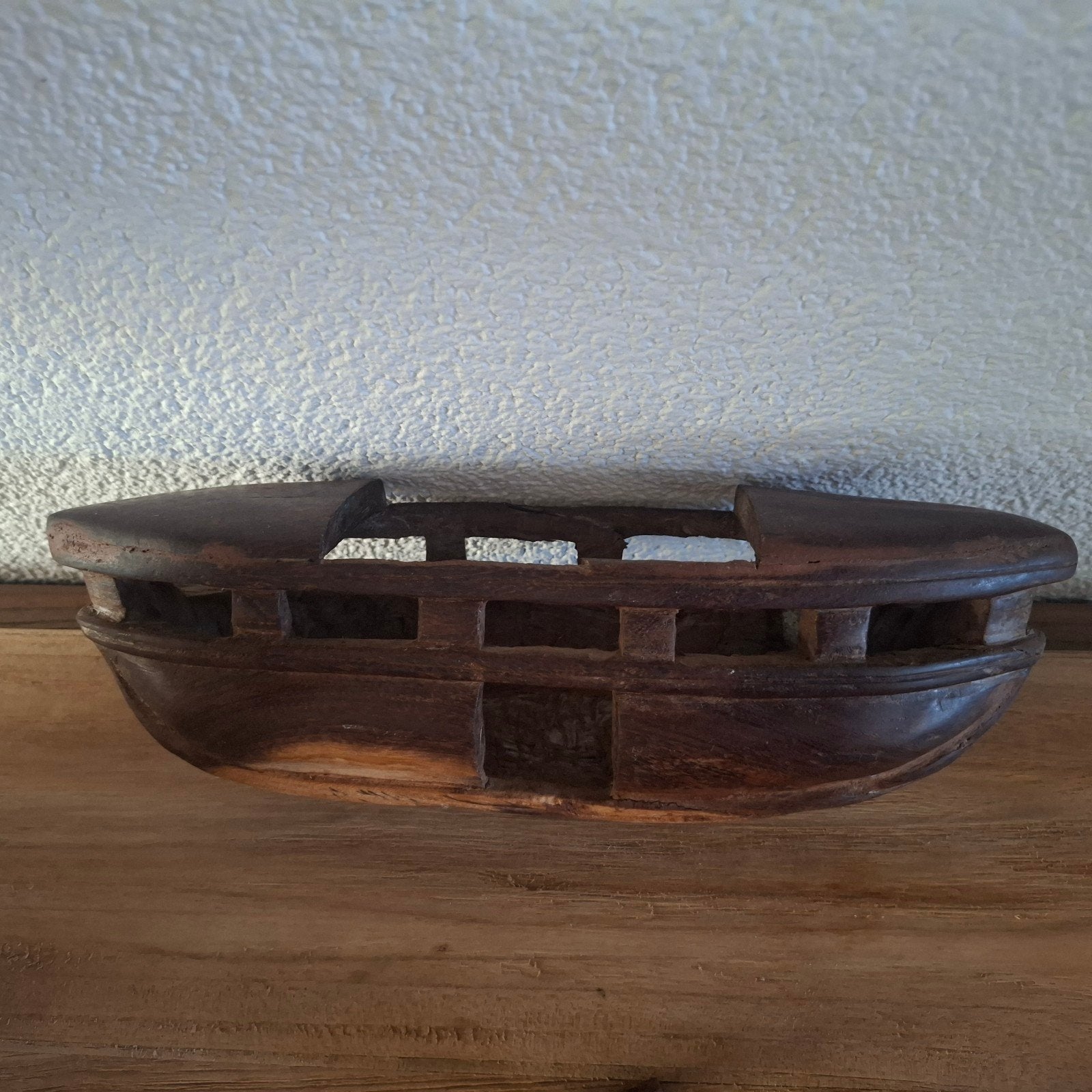 Ark van Noah houtsnijwerk vintage, Antiek en Kunst, Ophalen of Verzenden