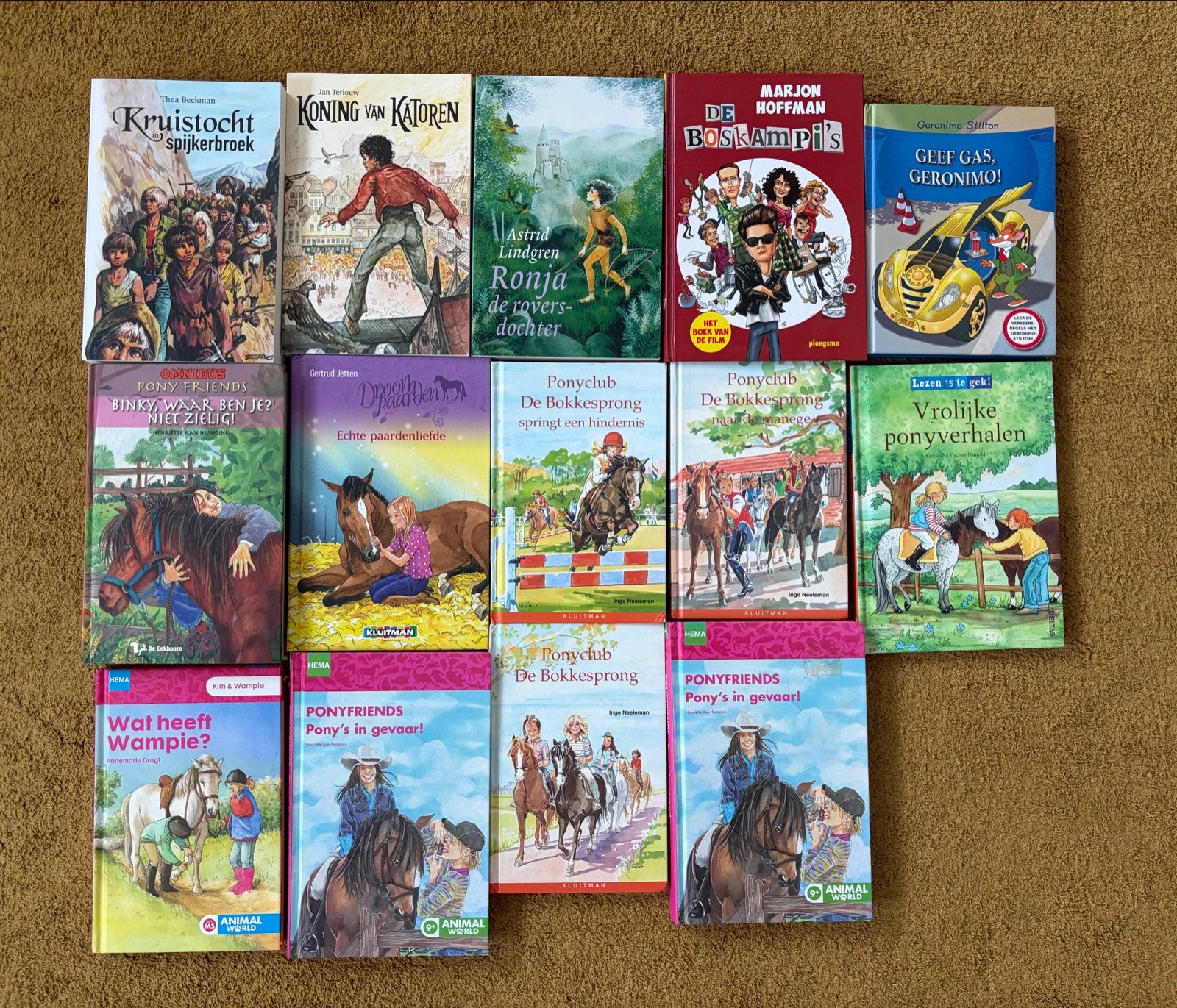 Diverse kinderboeken: avontuur, paarden en meer!, Ophalen, Gelezen, Fictie algemeen