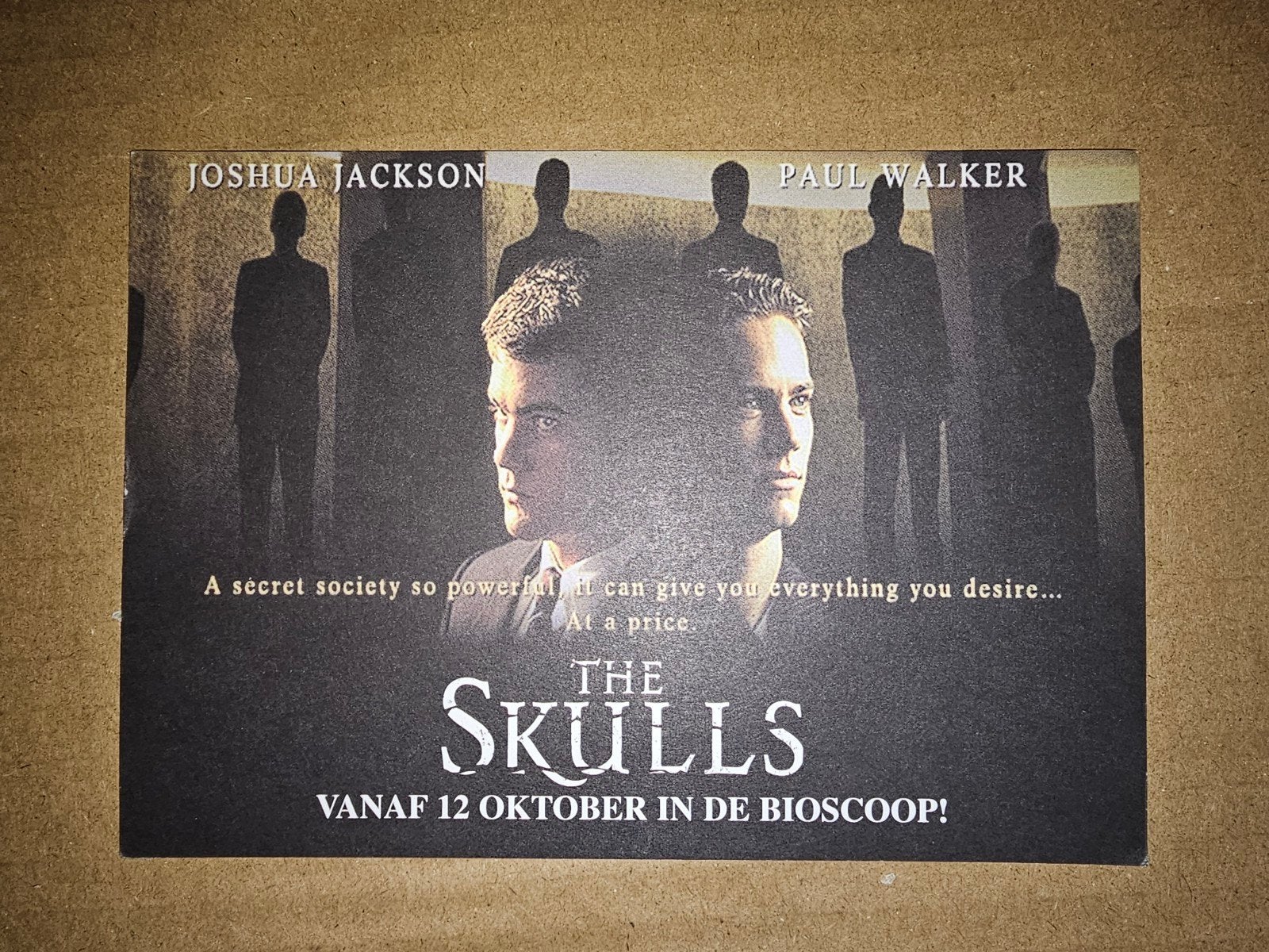 Ansichtkaart The Skulls - Joshua Jackson, Paul Walker, Ophalen of Verzenden, 1980 tot heden, Ongelopen, Overig Europa