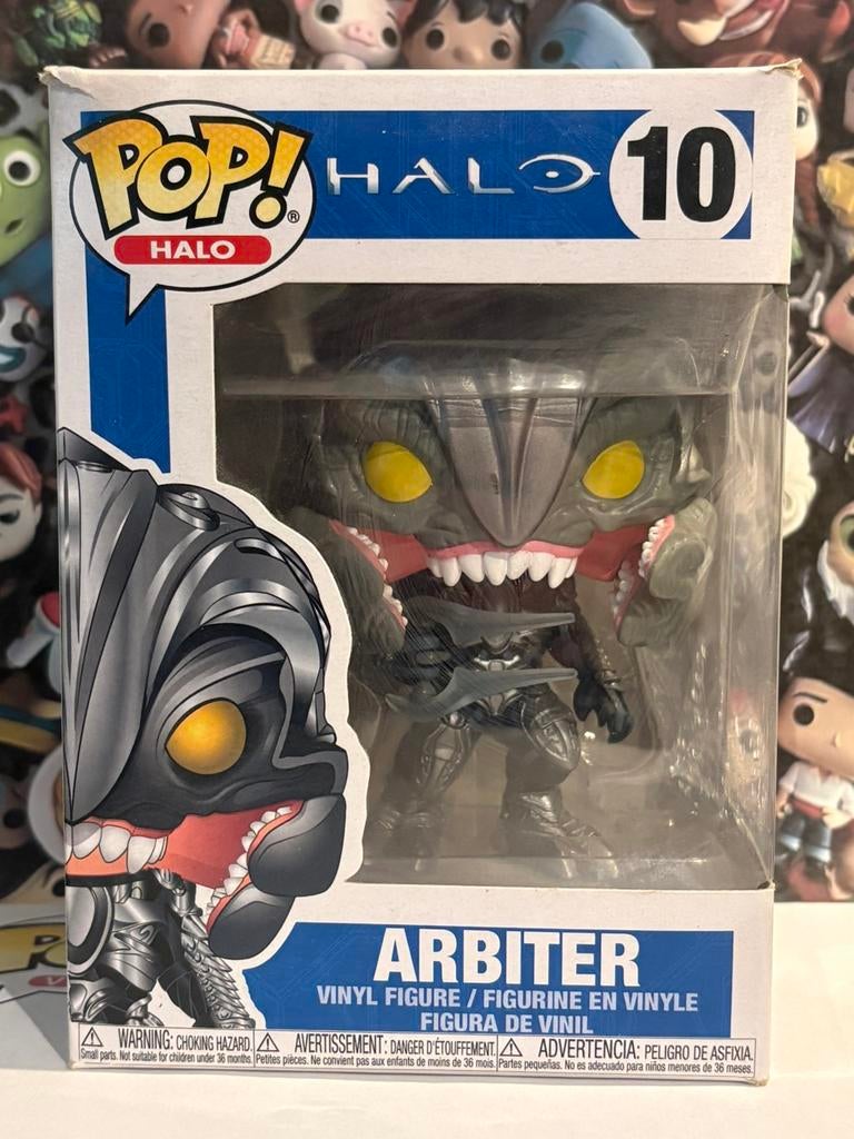 Funko pop Arbiter silver 10 Halo Games, Ophalen of Verzenden, Zo goed als nieuw