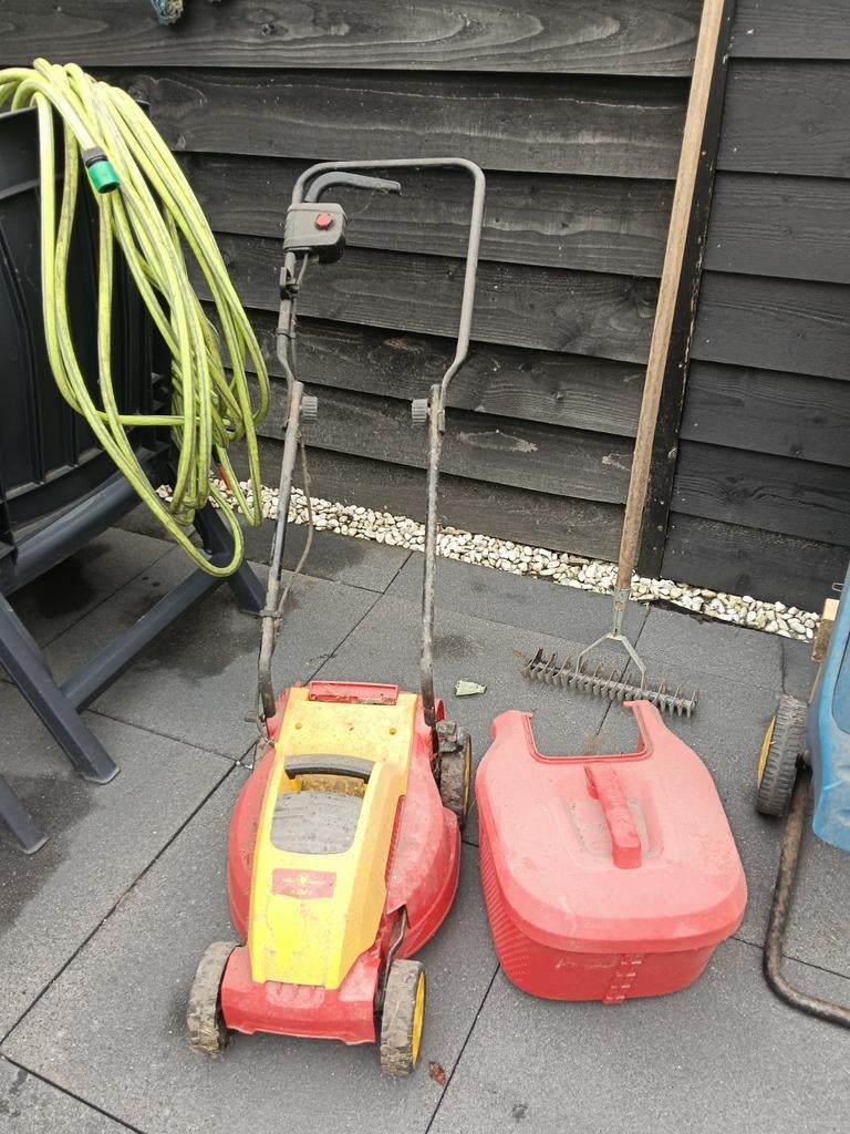 Wolf Garten A 320 E Elektrische Grasmaaier, Ophalen, Cirkelmaaier, Elektrische grasmaaier, Opvangbak
