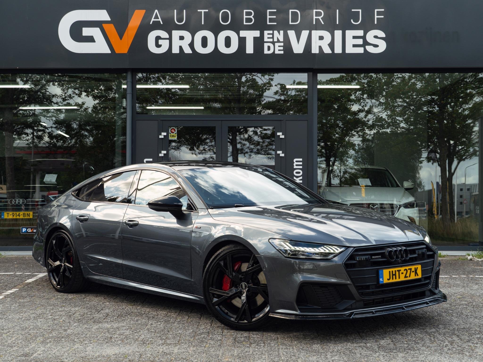 Audi A7 Sportback 55 TFSI e quattro Competition|Pano|B&O|Las, Auto's, Audi, Gebruikt, 4 cilinders, Plug-in hybride, Bedrijf
