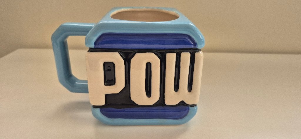 Paladone Super Mario POW blok mok 450 ml, Overige merken, Keramiek, Ophalen of Verzenden, Zo goed als nieuw
