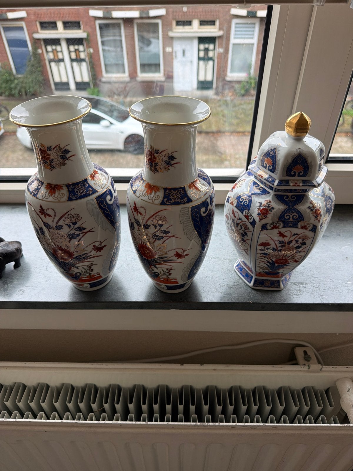 Imari Vazen en Pot uit Japan, Ophalen of Verzenden
